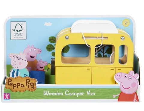 Peppa Pig - Drewniany kamper z figurką