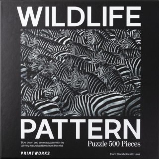 Puzzle 500 Wildlife Pattern Zebra