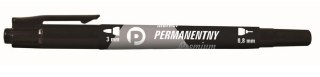 Marker perman. czar. 2 końcówki (12szt.) KM501-V2