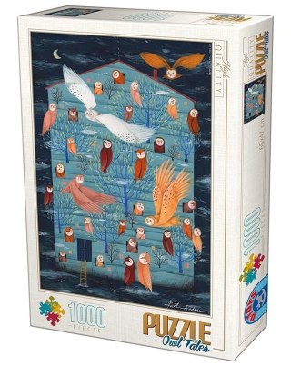 Puzzle 1000 Andrea Kurti, Sowy w domu