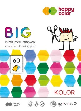 Blok rysunkowy kolorowy A4/60K BIG HAPPY COLOR