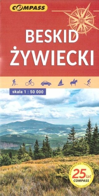 Mapa turystyczna - Beskid Żywiecki 1:50 000 w.2021