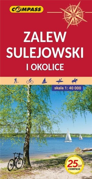 Mapa - Zalew Sulejowski i okolice 1:40 000