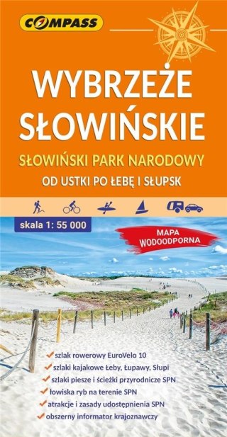 Mapa - Wybrzeże Słowińskie.. 1:55 000