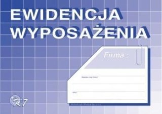 Ewidencja wyposażenia K7