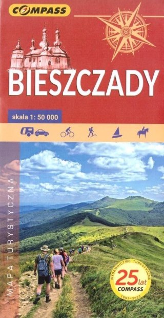 Mapa turystyczna- Bieszczady 1:50 000