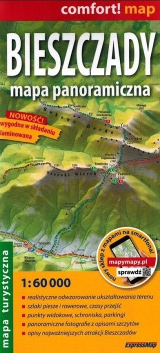 Comfort! map Bieszczady 1:60 000