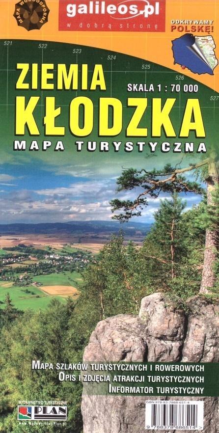 Mapa turystyczna Ziemia Kłodzka 1:70 000 w.2021