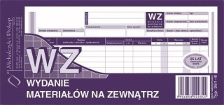 WZ Wydanie materiałów na zewnątrz 351-8