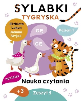 Sylabki Tygryska. Nauka czytania z.5, poziom 3