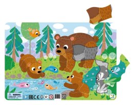 Puzzle ramkowe 21 Niedźwiadki