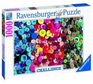 Puzzle 1000 Challenge. Kolorowe guziki