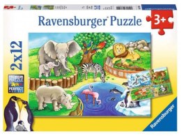 Puzzle 2x12 Zwięta w zoo