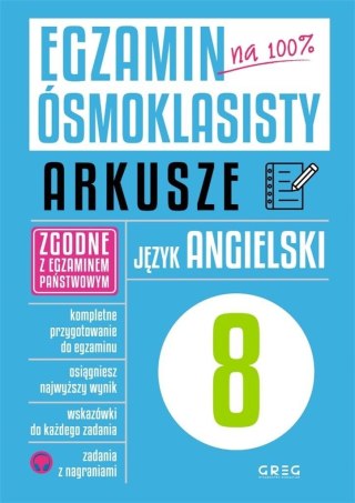 Egzamin ósmoklasisty - arkusze j. angielski GREG