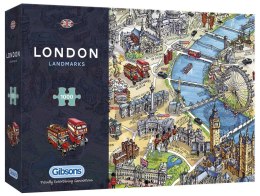 Puzzle 1000 Zabytki Londynu G3