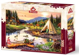 Puzzle 3000 Biwak z przyjaciółmi