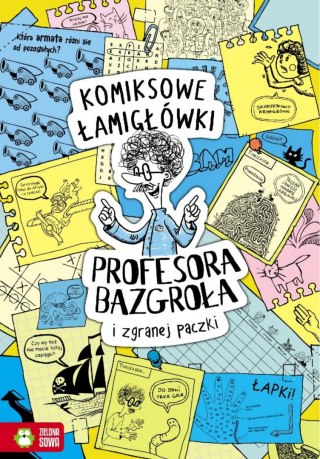 Komiksowe łamigłówki Prof. Bazgroła i zgranej..