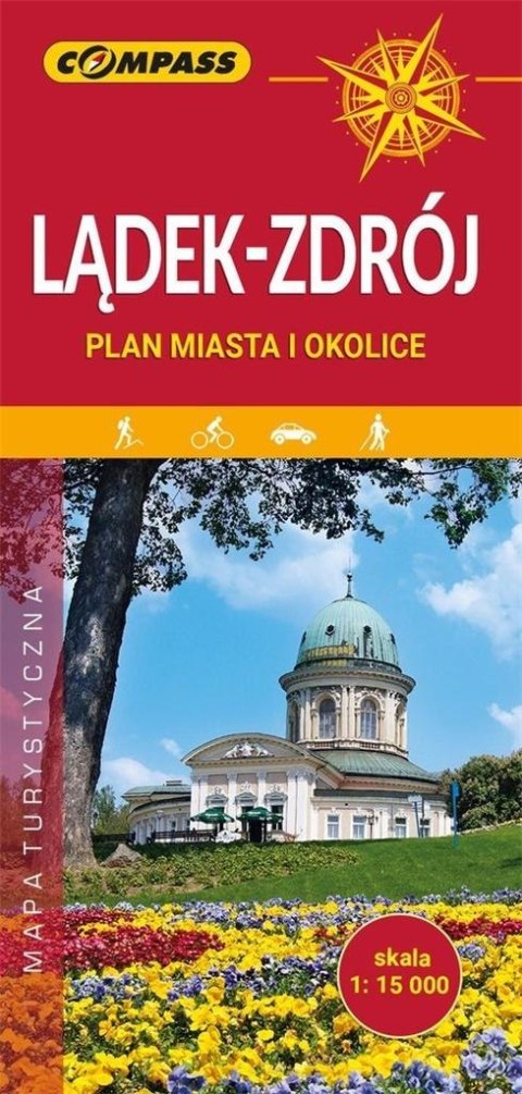 Plan miasta Lądek-Zdrój i okolice 1:15 000 w.2020