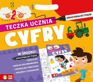 Teczka ucznia z pisakiem. Cyfry