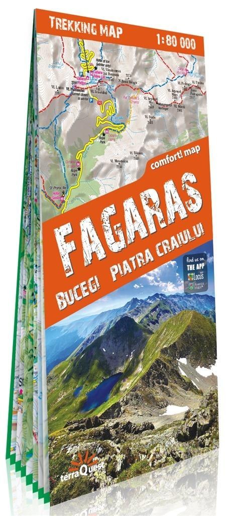 Trekking map Góry Fagaraskie/Faragas 1:80 000