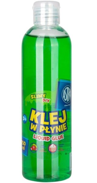 Klej w płynie transparentny zielony 250ml ASTRA