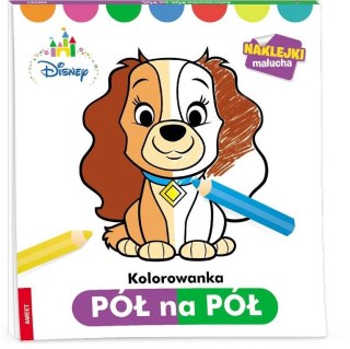 Disney Maluch. Kolorowanka pół na pół