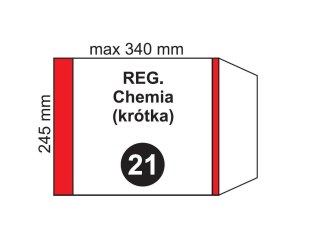 Okładka na podr regulowana krótka NR 21 (20szt)