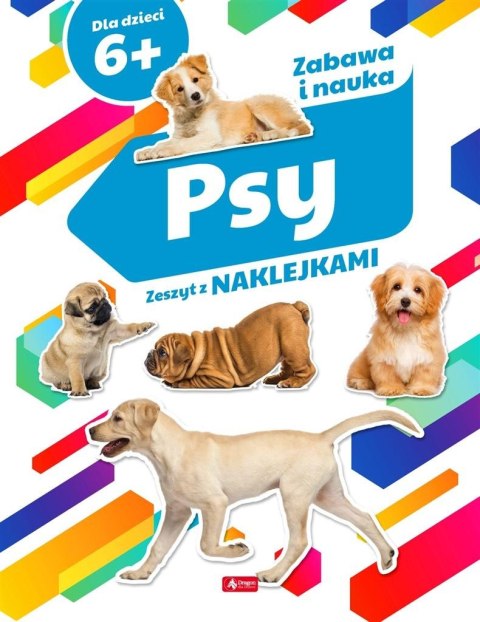 Psy. Zeszyt z naklejkami 6+