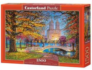 Puzzle 1500 Autumn Stroll Centtral Park CASTOR