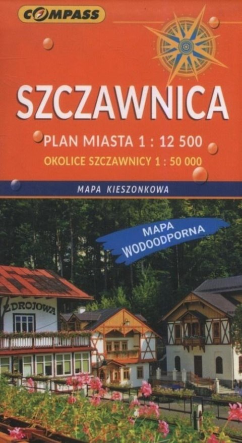 Mapa kieszonkowa - Szczawnica 1:12 500