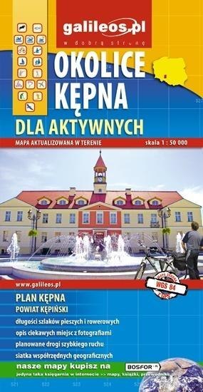 Mapa dla aktywnych - Okolice Kępna 1: 50 000