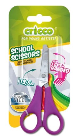 Nożyczki szkolne dla leworęcznych 13,5cm CRICCO