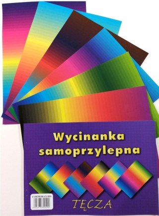 Wycinanka samoprzylepna A4 Tęcza