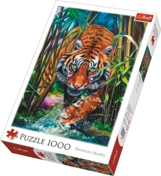 Puzzle 1000 Drapieżny tygrys TREFL