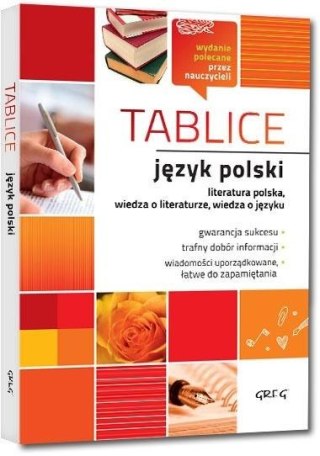 Tablice Język polski (literatura polska...) GREG