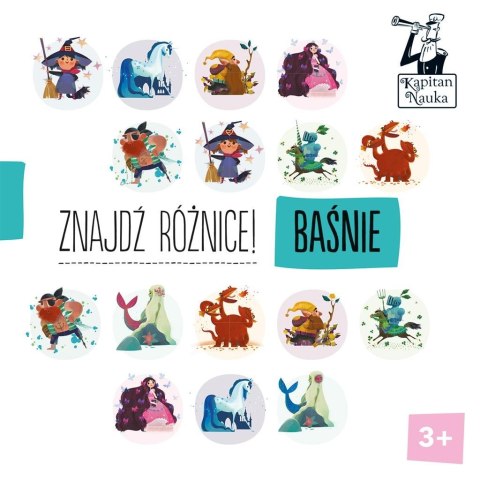 Znajdź różnice! Baśnie 3+