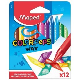 Kredki Colorpeps świecowe 12 kolorów MAPED