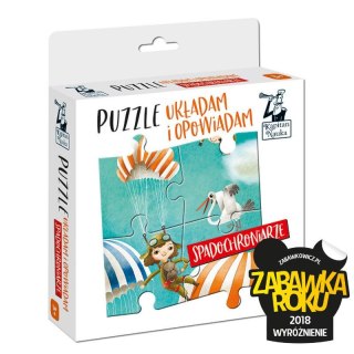 Puzzle. Układam i opowiadam. Spadochroniarze 3+