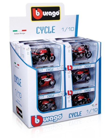 Cycle 1:18 różne rodzaje BBURAGO