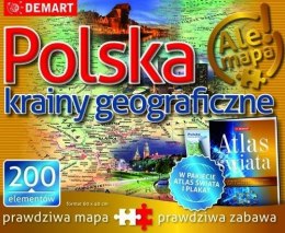 Puzzle: Polska-krainy geograficzne+atlas