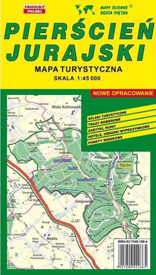 Pierścień Jurajski 1:45 000 mapa turystyczna