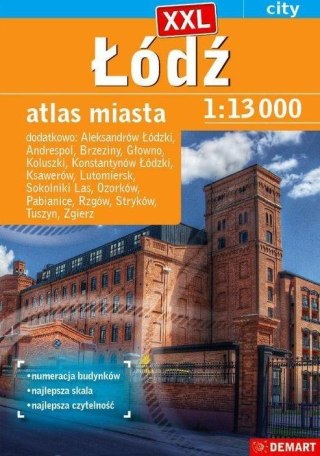 Atlas miasta Łódź plus 15 1:16000