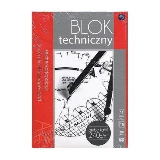 Blok techniczny A3/10K Premium 240g (10szt)