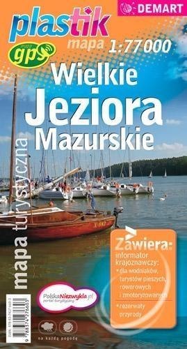 Mapa - Wielkie Jeziora Mazurskie 1:75000