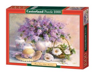 Puzzle 1000 Kwiaty i kapelusz CASTOR