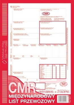 Druk 800-1 CMR Międzynarodowy list przewozowy A4