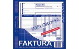 Druk-faktura 2/3 A4 wielokopia 100-2E