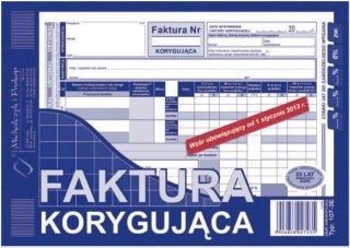 Druk-faktura A5 korygująca 107-3E