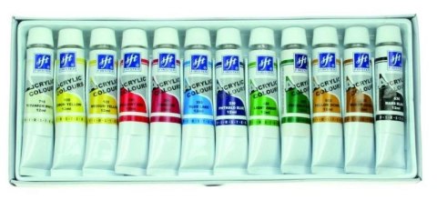 Farby akrylowe FIRSTER 12 kolorów 12ml