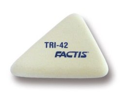 Gumka FACTIS TRI-42 trójkątna 42szt.